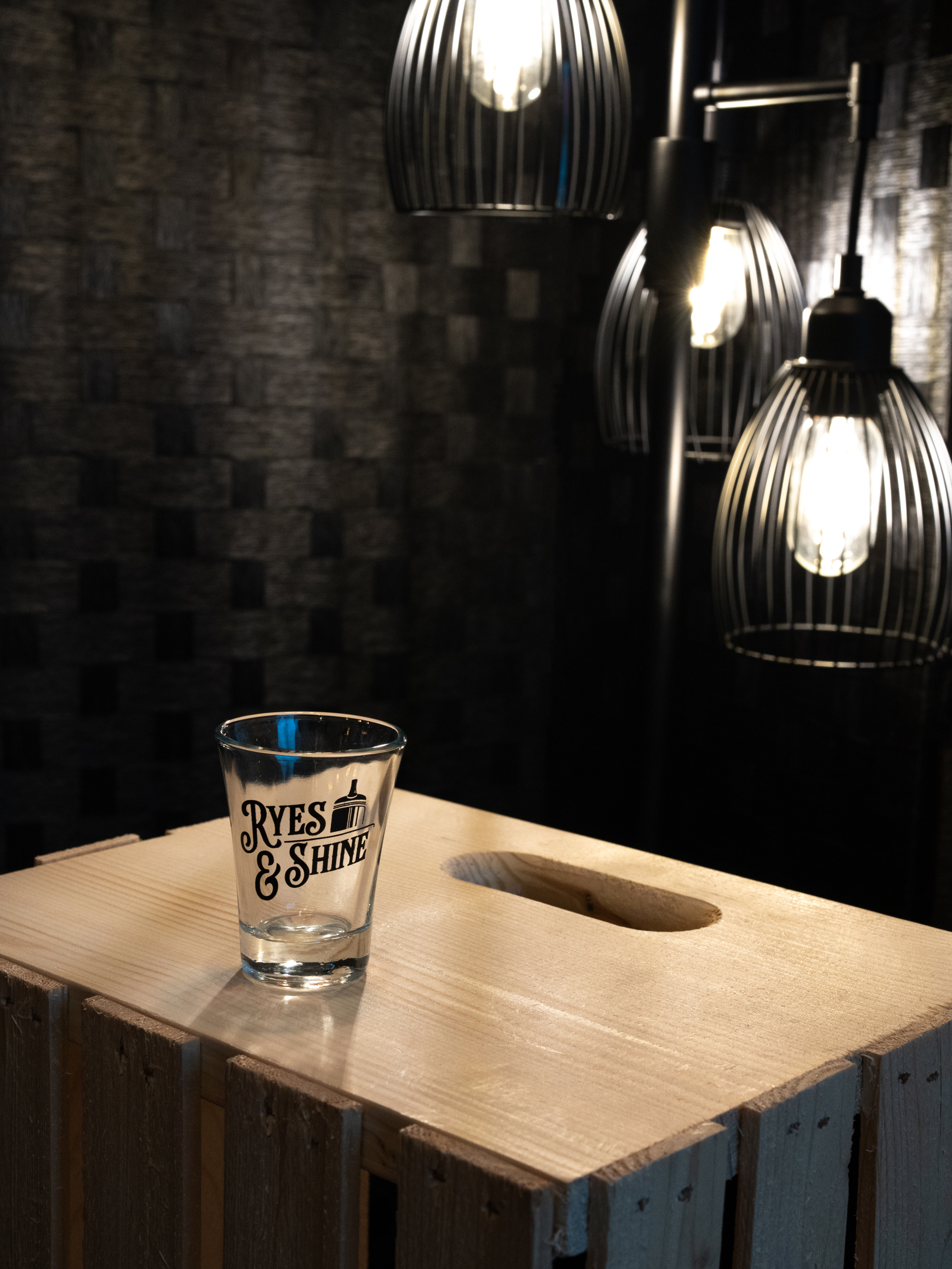 Ryes & Shine Shot Glass